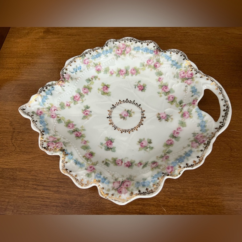 VTG floral design imperial crown, China, Austria, mayonnaise dish and plate - Picture 4 of 6